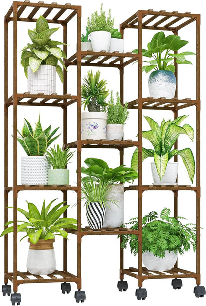 Bamboo Customizable Plant Stand-Toppalletfly
