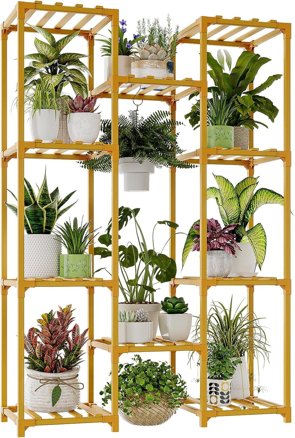 Bamboo Customizable Plant Stand-Toppalletfly