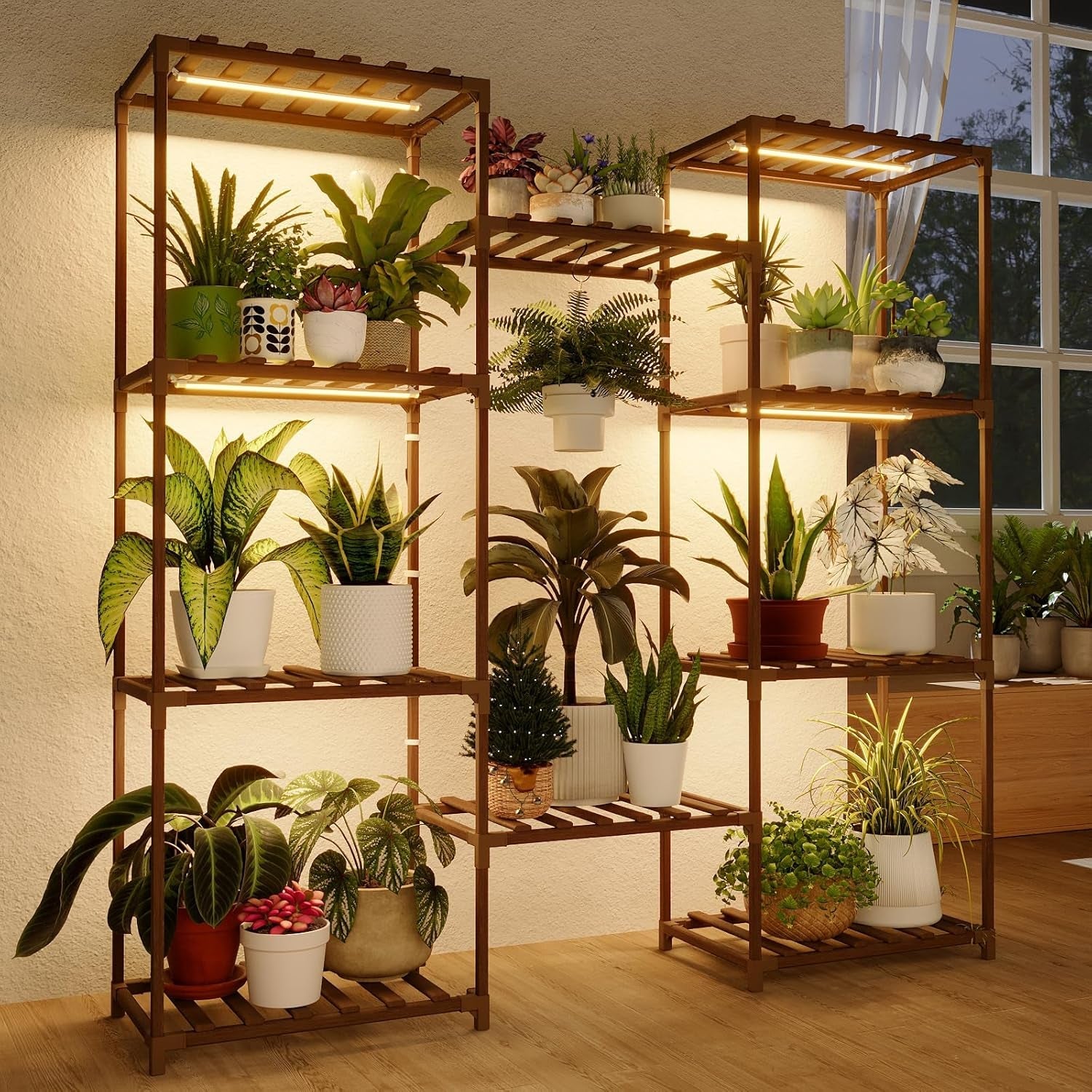 Bamboo Customizable Plant Stand-Toppalletfly