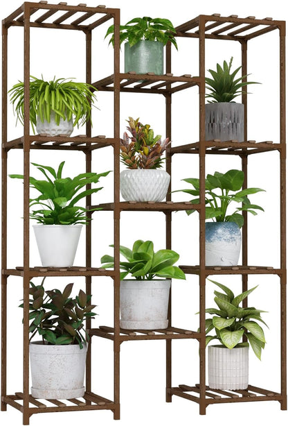 Bamboo Customizable Plant Stand-Toppalletfly