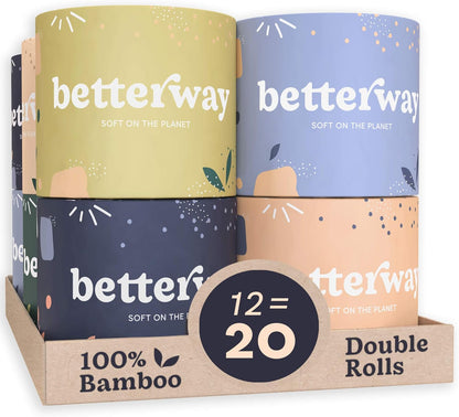 Bamboo Toilet Paper 3 Ply - Eco Friendly, Sustainable Tissue-Toppalletfly
