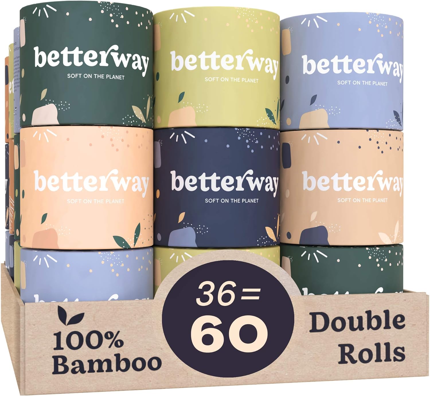 Bamboo Toilet Paper 3 Ply - Eco Friendly, Sustainable Tissue-Toppalletfly