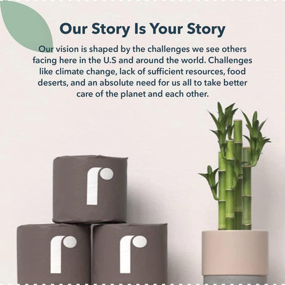 Bamboo Toilet Paper, 3-Ply Made From Tree-Free, 100% Bamboo Fibers, Eco-Friendly Zero Plastic Packaging-Toppalletfly