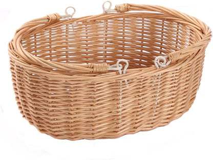 Basket with Handle 14.17"Lx11.81"Wx5.51"H-Toppalletfly