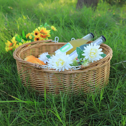 Basket with Handle 14.17"Lx11.81"Wx5.51"H-Toppalletfly