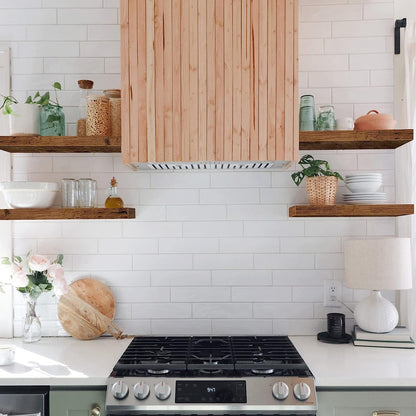 Bathroom Floating Shelves, Wall Shelf Over Toilet Bedroom Kitchen Living Room Farmhouse Decor Set of 2-Toppalletfly