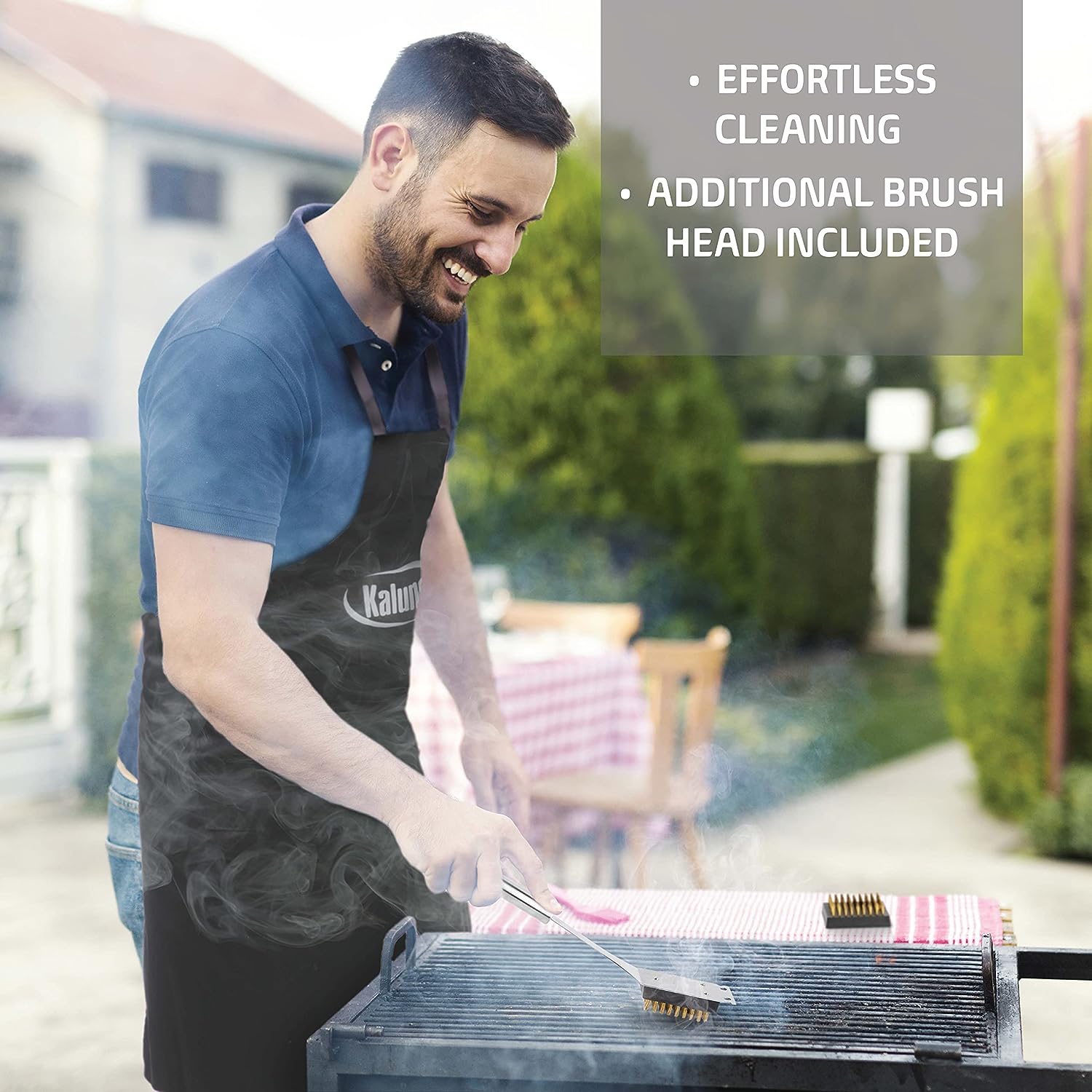 BBQ Grill Accessories, Grilling Accessories for Outdoor Grill, Heavy Duty Stainless Steel Grill Set with Aluminum Case and Apron-Toppalletfly