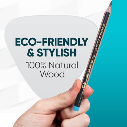 Bear Claw Pencils Fat, Thick, Strong, Triangular Grip, Graphite-Toppalletfly