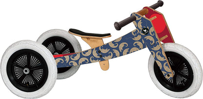 Bike 3 in 1 Wooden Balance Bike and Walker, Ages 1 to 5 Years-Toppalletfly