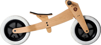 Bike 3 in 1 Wooden Balance Bike and Walker, Ages 1 to 5 Years-Toppalletfly