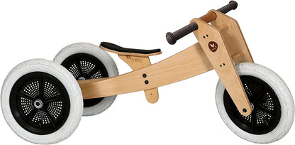 Bike 3 in 1 Wooden Balance Bike and Walker, Ages 1 to 5 Years-Toppalletfly