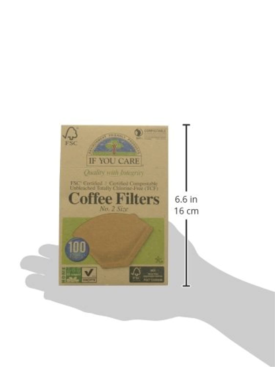 Biodegradable Coffee Filters, 100-Count Boxes - Pack of 12-Toppalletfly