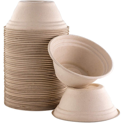 Biodegradable Disposable Pet Bowls Bulk 8 Oz Germ-Free, Non-Toxic Leakproof and Allergen-Free-Toppalletfly