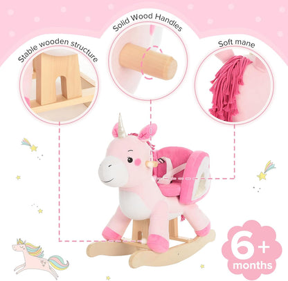 Blue Dragon Rocking Horse for Toddlers 12 Months+ Plush Stuffed Toy-Toppalletfly