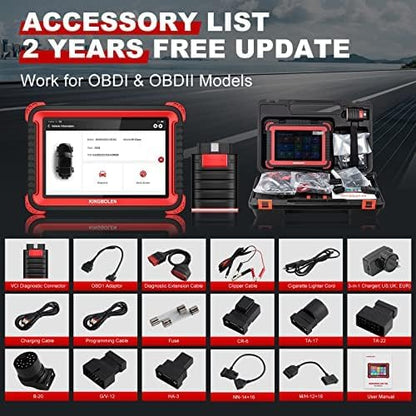 Bluetooth Scanner, Bidirectional Tool with ECU Coding, 31+ Resets, FCA AutoAuth, Crankshaft Relearn & Active Test for All Systems-Toppalletfly