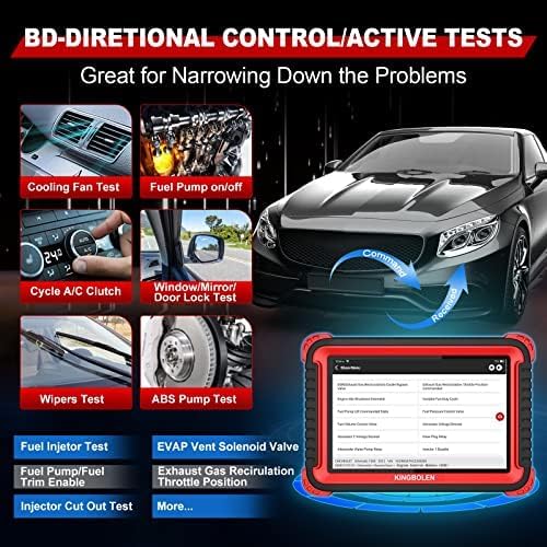 Bluetooth Scanner, Bidirectional Tool with ECU Coding, 31+ Resets, FCA AutoAuth, Crankshaft Relearn & Active Test for All Systems-Toppalletfly