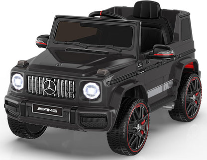 Car for Kids, 12V Ride on Car w/ Parent Remote Control, Low Battery Voice Prompt, LED Headlight, Music Player & Horn, Soft Start-Toppalletfly