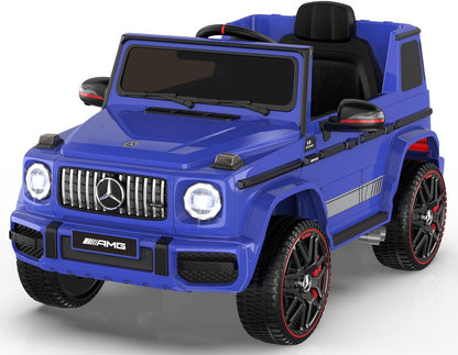 Car for Kids, 12V Ride on Car w/ Parent Remote Control, Low Battery Voice Prompt, LED Headlight, Music Player & Horn, Soft Start-Toppalletfly
