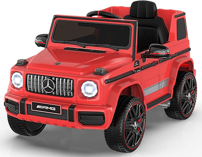 Car for Kids, 12V Ride on Car w/ Parent Remote Control, Low Battery Voice Prompt, LED Headlight, Music Player & Horn, Soft Start-Toppalletfly