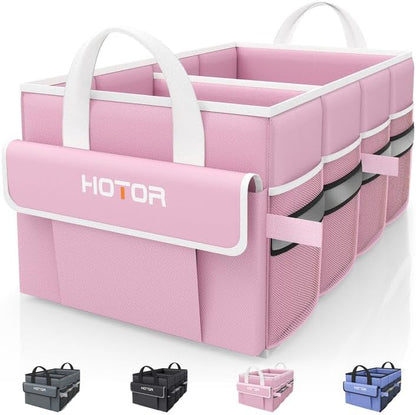 Car Trunk Organizer with 5 Pockets, Foldable & Sturdy for SUVs, Sedans, and Vans-Toppalletfly