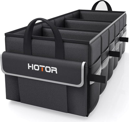 Car Trunk Organizer with 5 Pockets, Foldable & Sturdy for SUVs, Sedans, and Vans-Toppalletfly