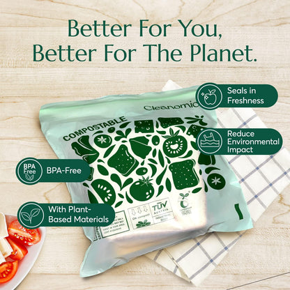 Compostable Food Storage Bag Sandwich Size-Toppalletfly
