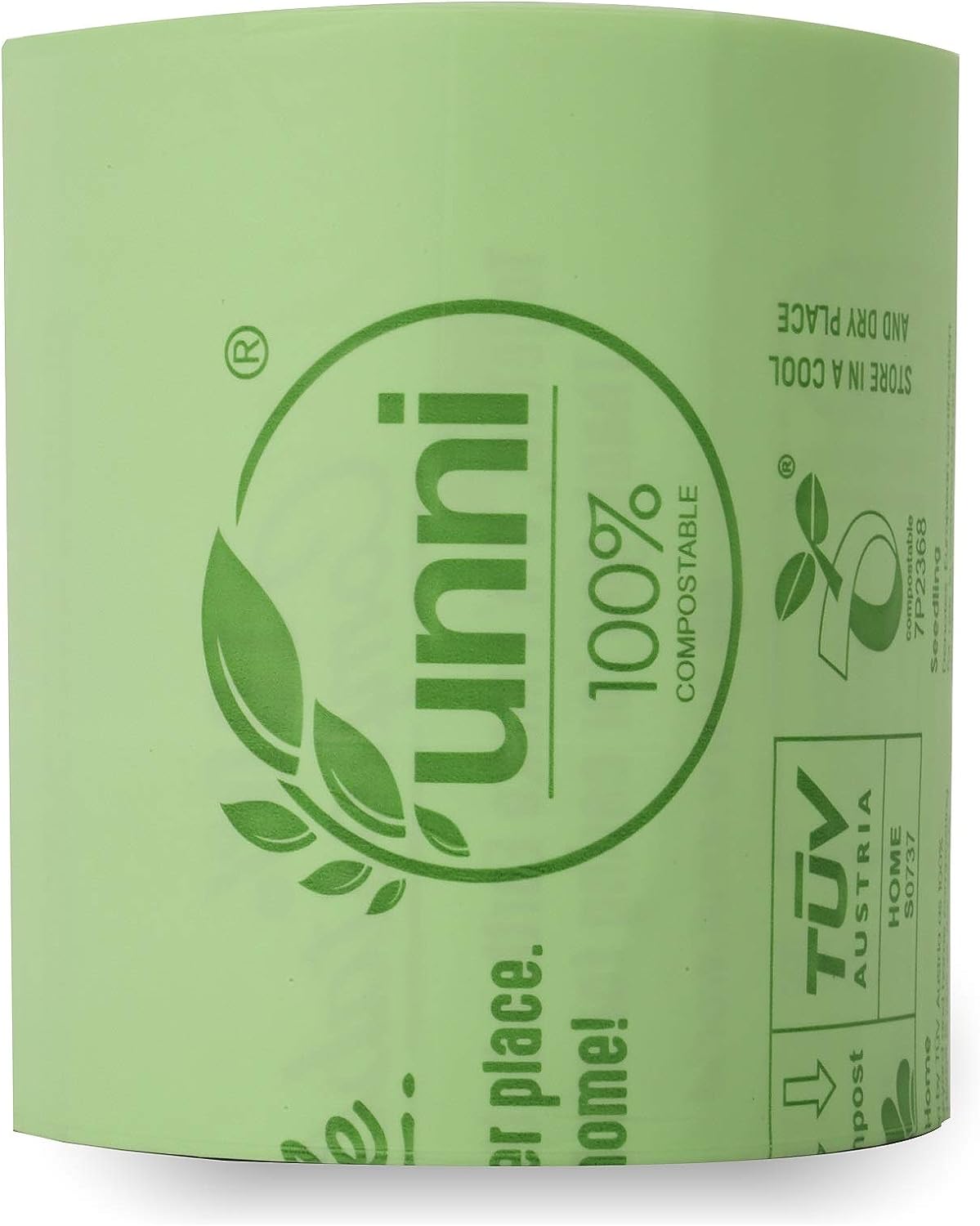 Compostable Liner Bags, 13 Gallon, 49.2 Liter, Heavy Duty 0.85 Mil, Tall Kitchen Food Scrap Waste Bags, 200 Count-Toppalletfly
