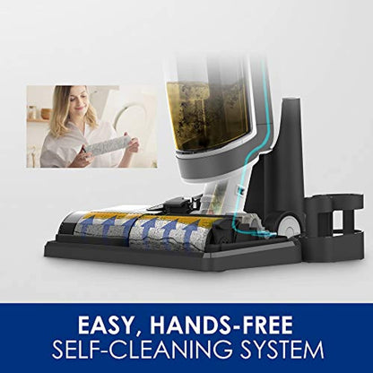 Cordless Wet Dry Vacuum Cleaner, Lightweight, One-Step Cleaning for Hard Floors-Toppalletfly