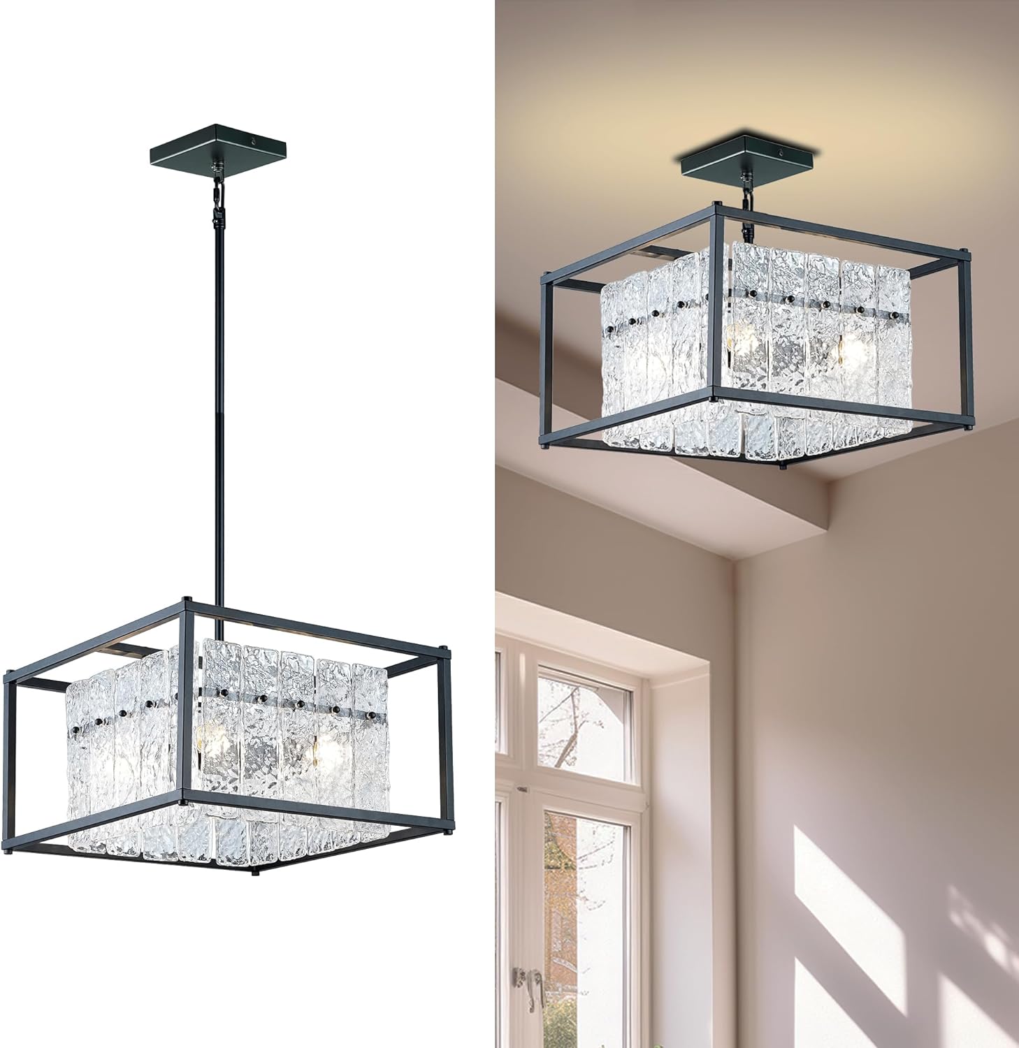 Crystal Chandeliers for Dining Room Kitchen Living Room-Toppalletfly