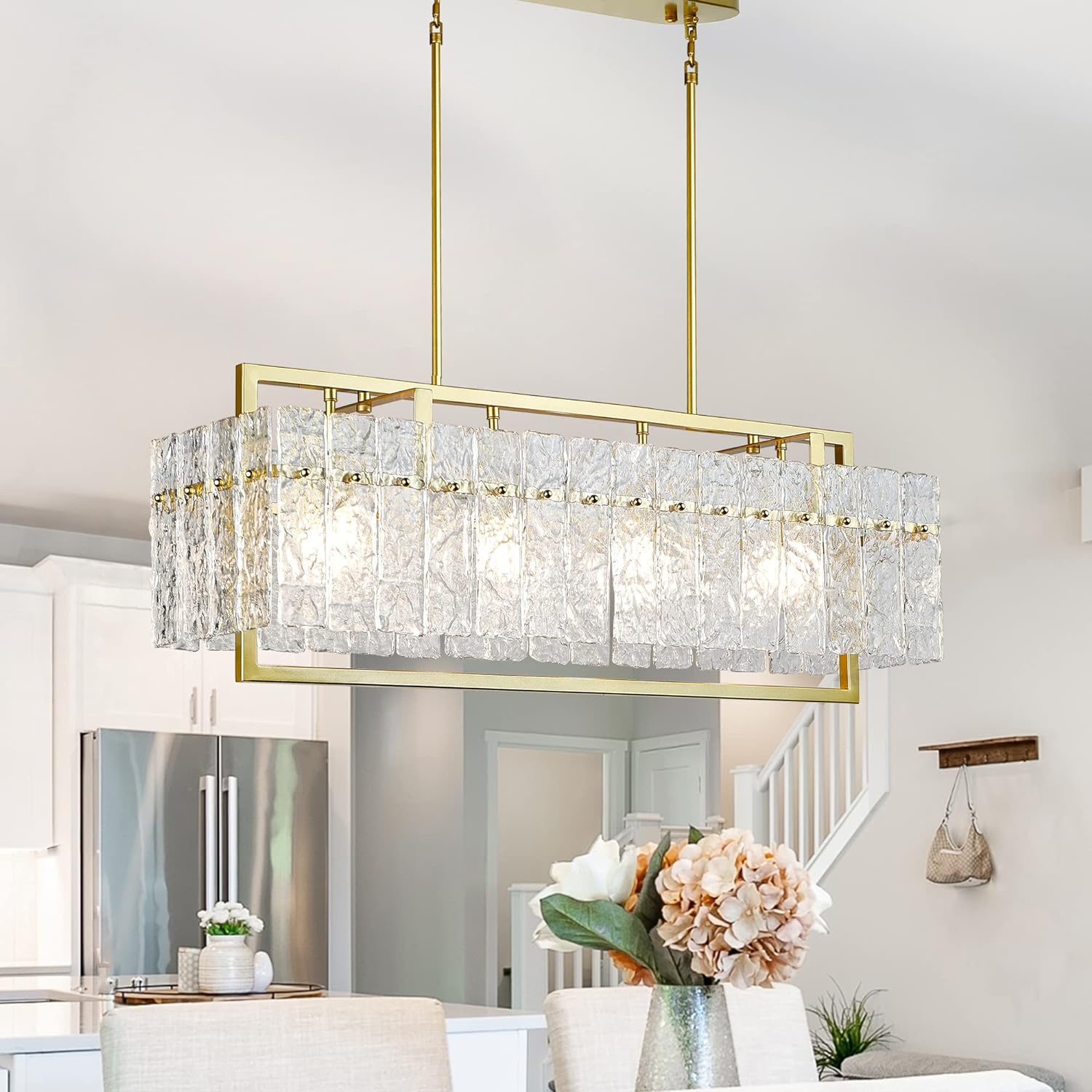 Crystal Chandeliers for Dining Room Kitchen Living Room-Toppalletfly