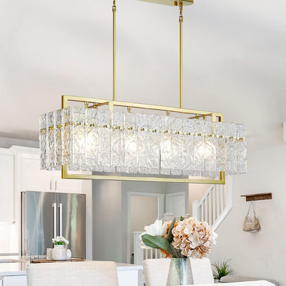 Crystal Chandeliers for Dining Room Kitchen Living Room-Toppalletfly