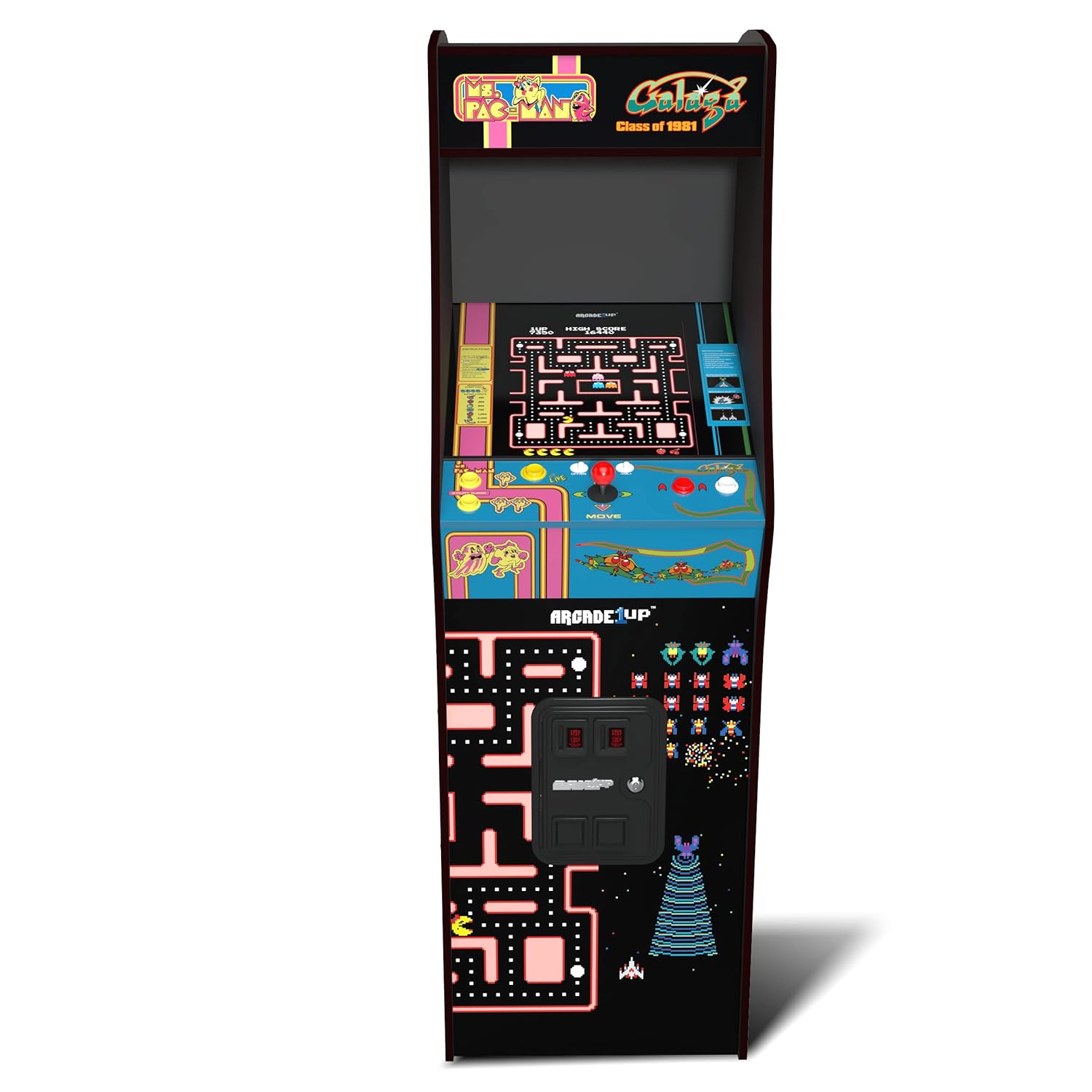 Deluxe Arcade Machine for Home, 5 Feet Tall, 12 Classic Games-Toppalletfly