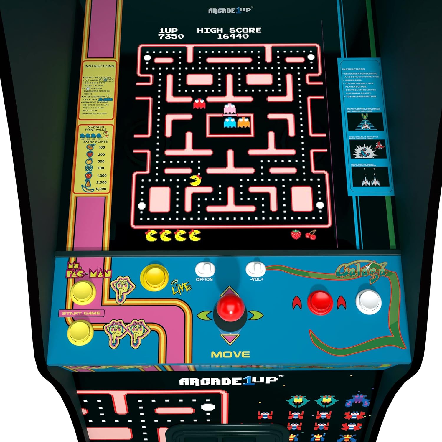 Deluxe Arcade Machine for Home, 5 Feet Tall, 12 Classic Games-Toppalletfly