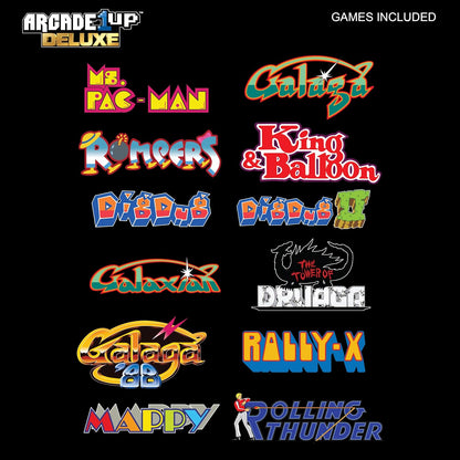 Deluxe Arcade Machine for Home, 5 Feet Tall, 12 Classic Games-Toppalletfly