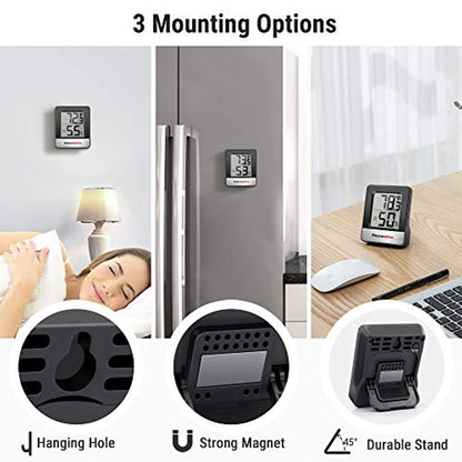 Digital Hygrometer Indoor Thermometer Humidity Meter Room Thermometer-Toppalletfly