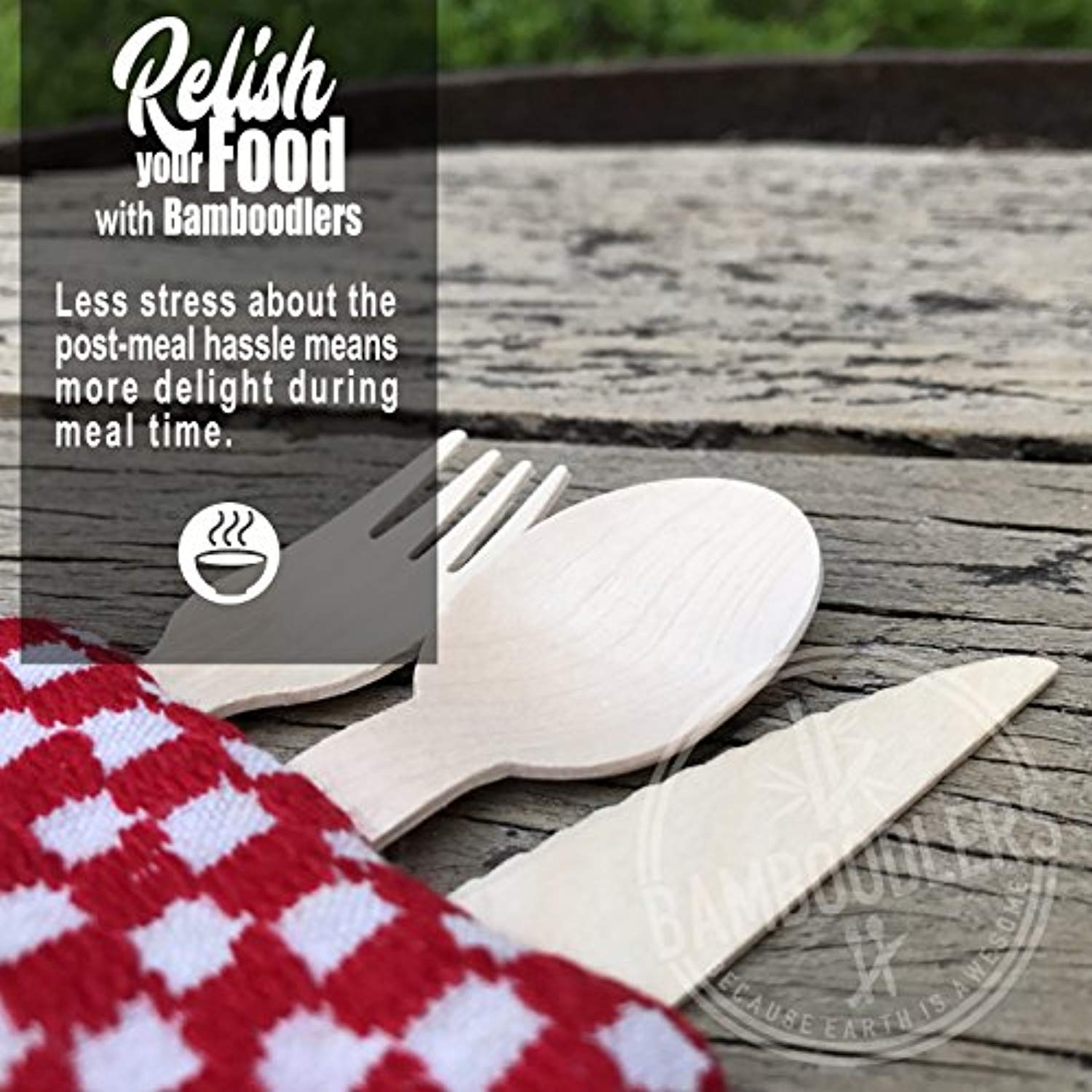 Disposable Wooden Cutlery Set | 100% All-Natural, Eco-Friendly, Biodegradable-Toppalletfly