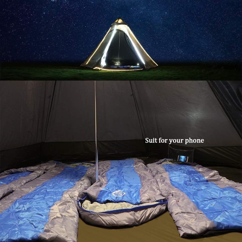Dome Camping Tent 12'x10'x8'-Toppalletfly