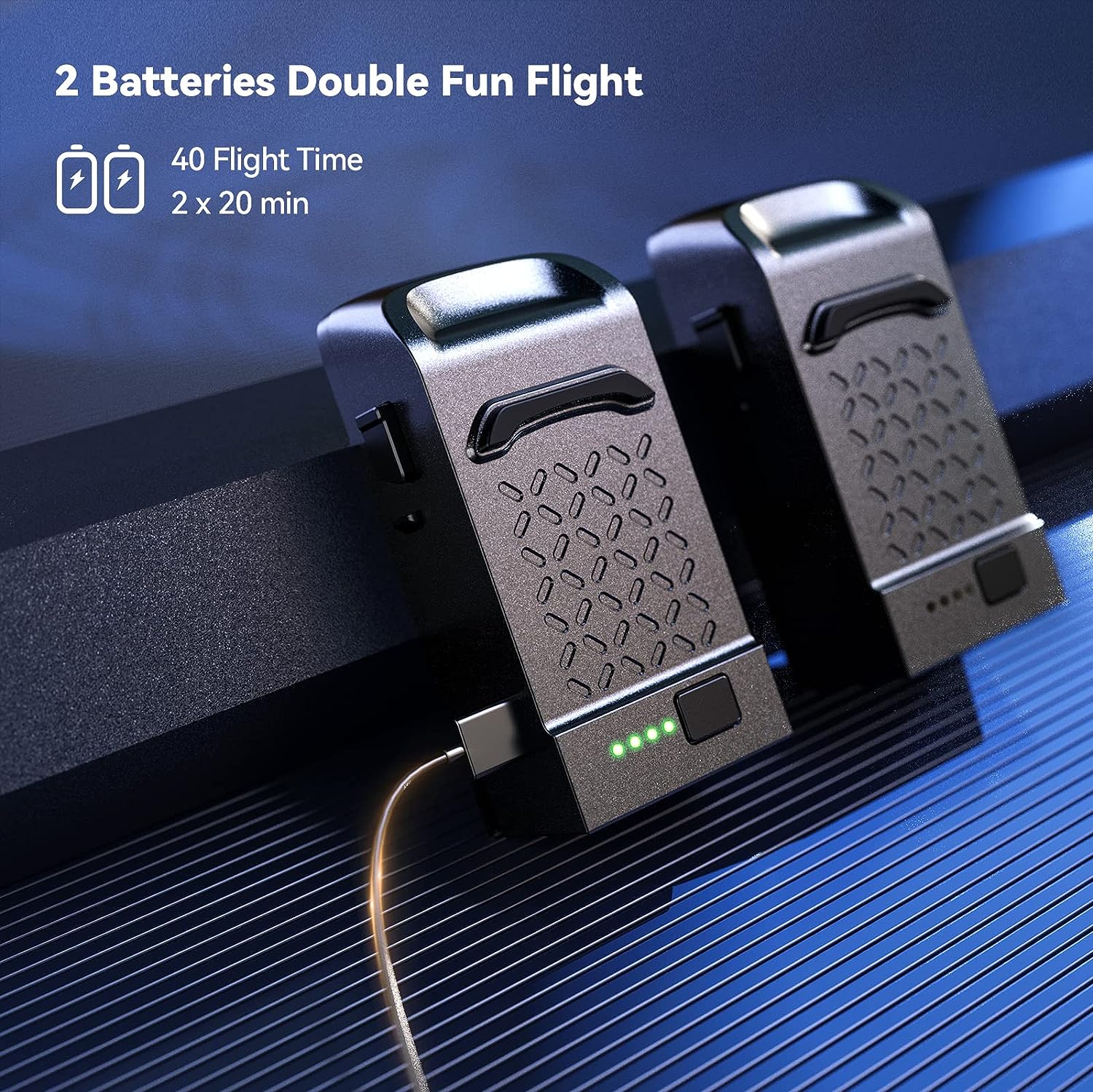 Drones with Camera for Adults 4k, Compliance with FAA Remote ID, 40 Mins Flight Time, Foldable with Live Video, Auto Return Home, Encircling Flight-Toppalletfly