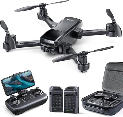 Drones with Camera for Adults 4k, Compliance with FAA Remote ID, 40 Mins Flight Time, Foldable with Live Video, Auto Return Home, Encircling Flight-Toppalletfly