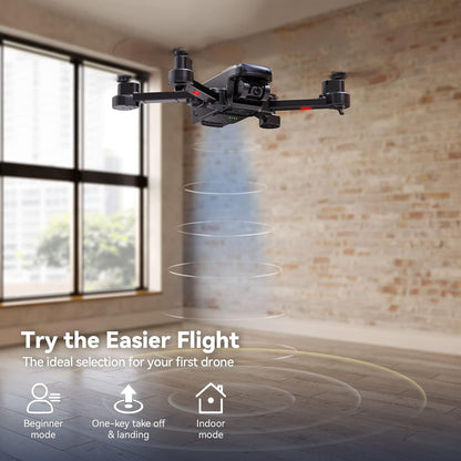 Drones with Camera for Adults 4k, Compliance with FAA Remote ID, 40 Mins Flight Time, Foldable with Live Video, Auto Return Home, Encircling Flight-Toppalletfly