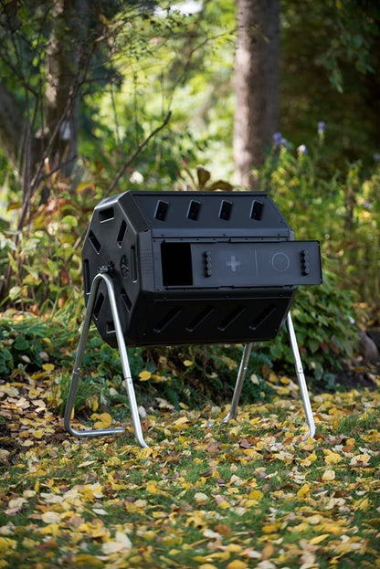 Dual Chamber Tumbling Composter-Toppalletfly