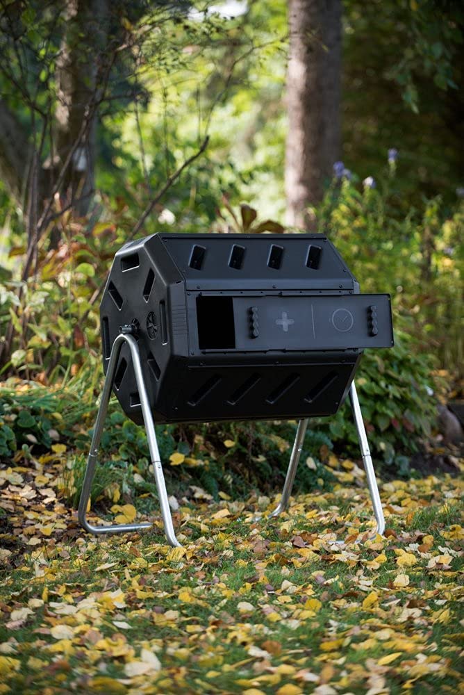 Dual Chamber Tumbling Composter-Toppalletfly