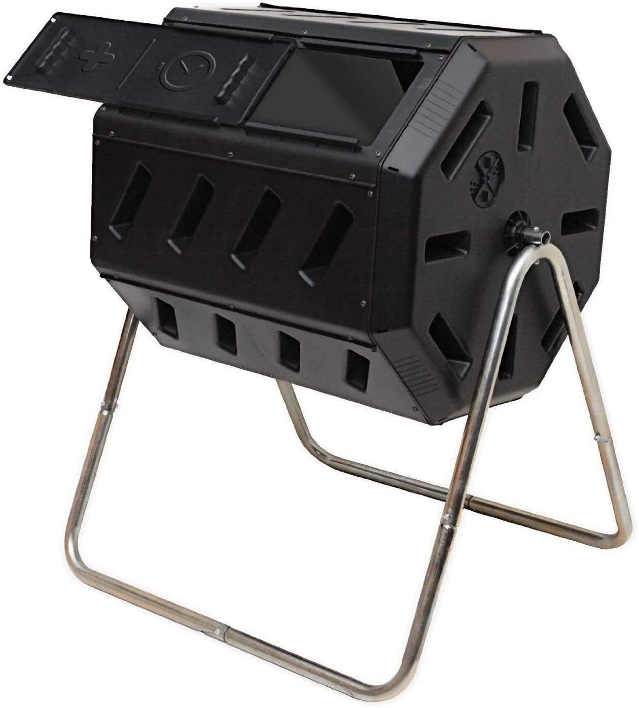 Dual Chamber Tumbling Composter-Toppalletfly