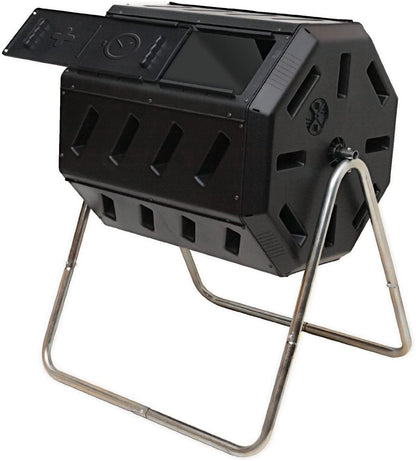 Dual Chamber Tumbling Composter-Toppalletfly