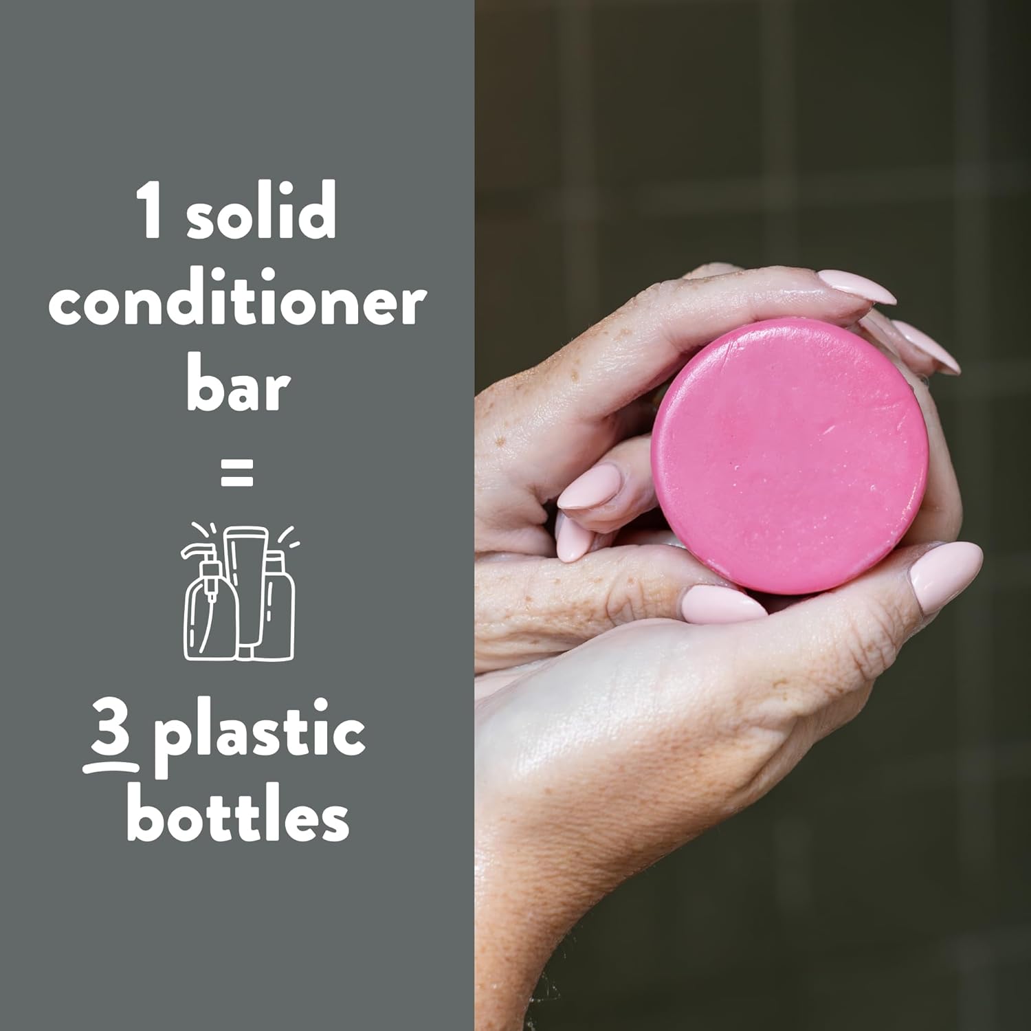 Eco-Friendly Conditioner Bar for Normal-Dry Hair 2.12 oz , 2 pcs-Toppalletfly