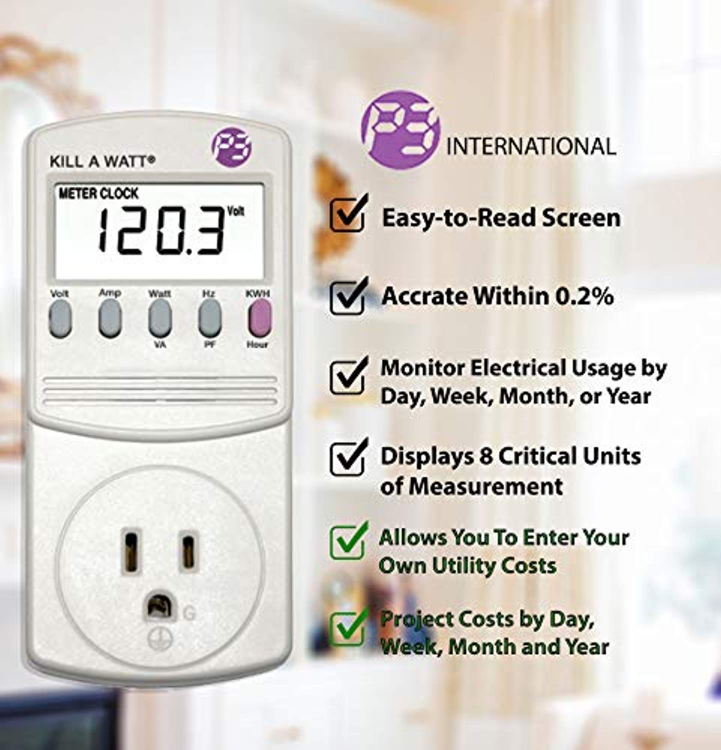 Eco Friendly Electricity Usage Monitor-Toppalletfly