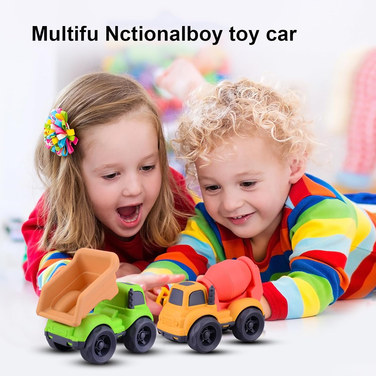 Eco-Friendly Toddler Car Toys: BPA-Free Trucks for Ages 1-4 – Perfect Gifts for Any Occasion-Toppalletfly
