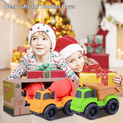 Eco-Friendly Toddler Car Toys: BPA-Free Trucks for Ages 1-4 – Perfect Gifts for Any Occasion-Toppalletfly