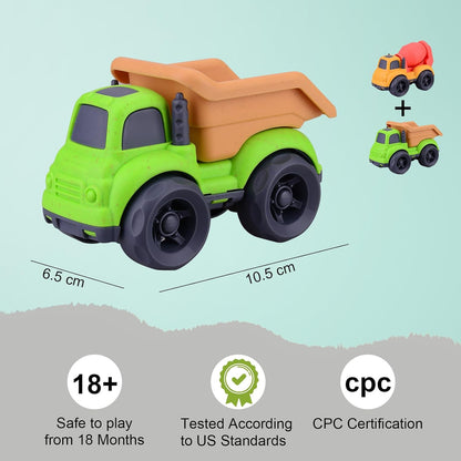 Eco-Friendly Toddler Car Toys: BPA-Free Trucks for Ages 1-4 – Perfect Gifts for Any Occasion-Toppalletfly