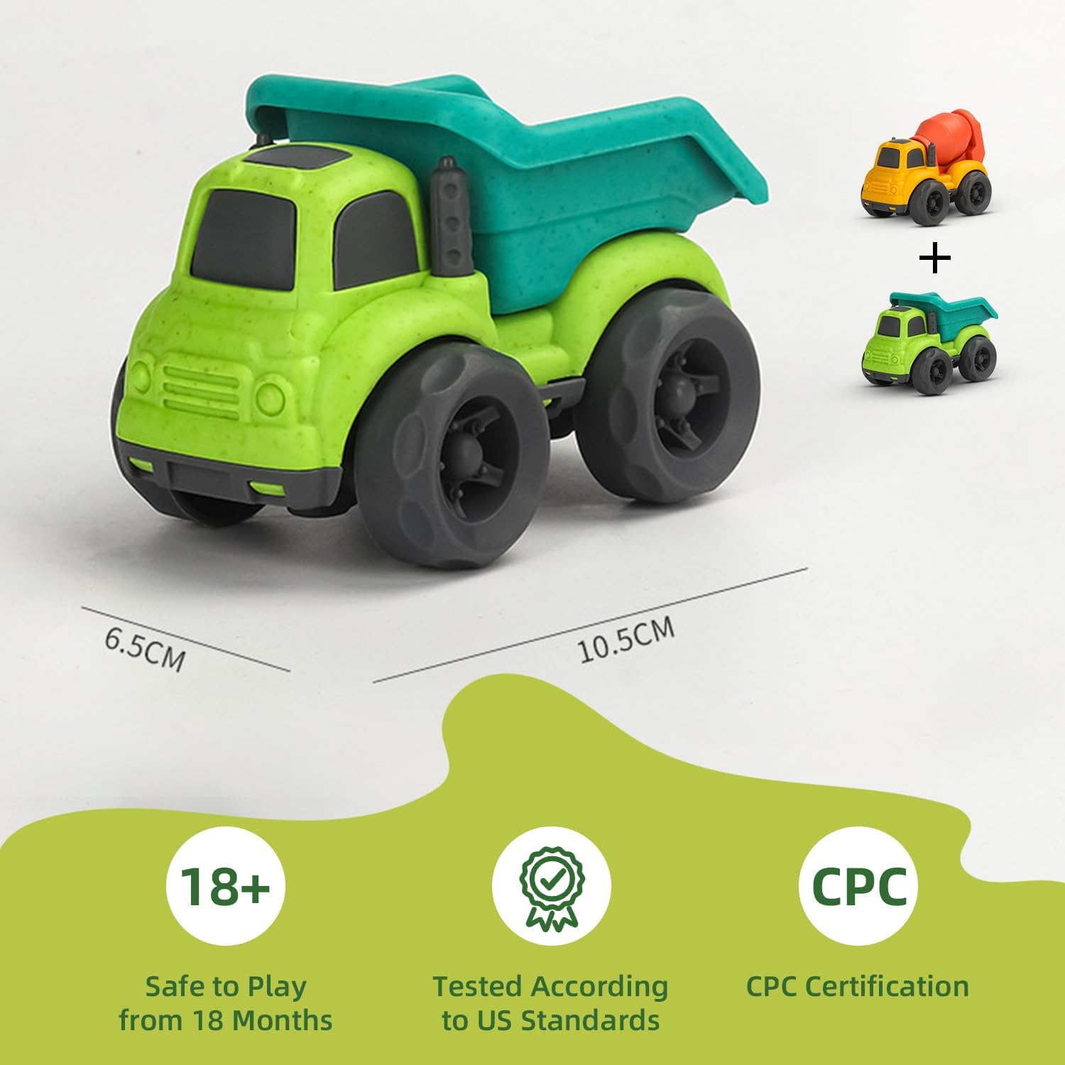 Eco-Friendly Toddler Car Toys: BPA-Free Trucks for Ages 1-4 – Perfect Gifts for Any Occasion-Toppalletfly